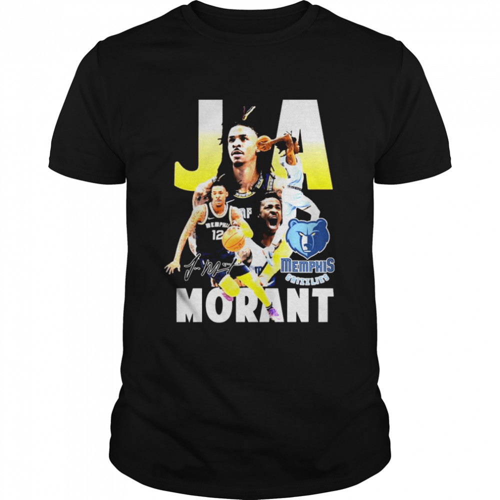 Memphis Grizzlies Ja Morant MVP NBA signature shirt Classic Men's T-shirt