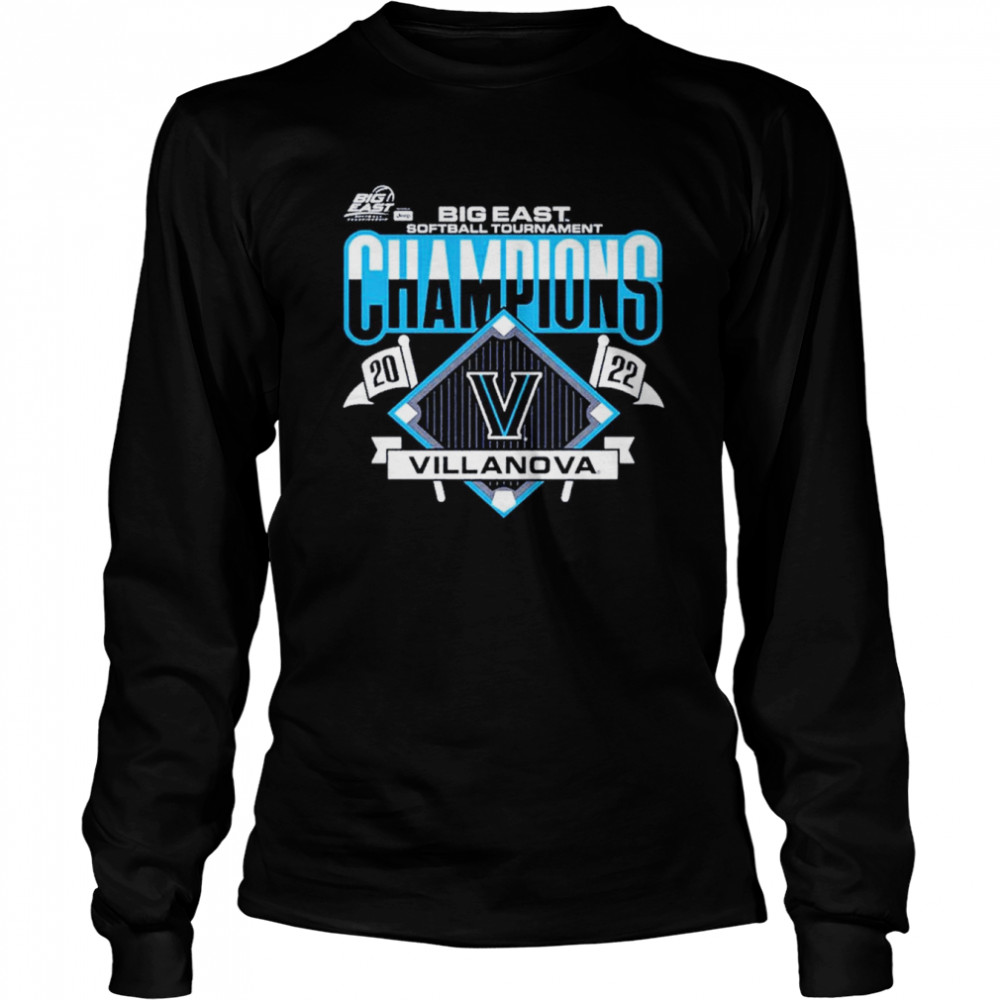 Villanova Wildcats 2022 Big East Softball Champs shirt Long Sleeved T-shirt