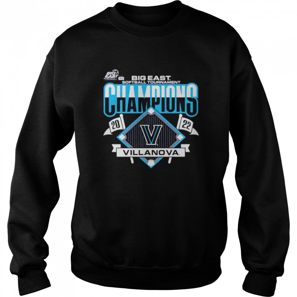 Villanova Wildcats 2022 Big East Softball Champs shirt Unisex Sweatshirt