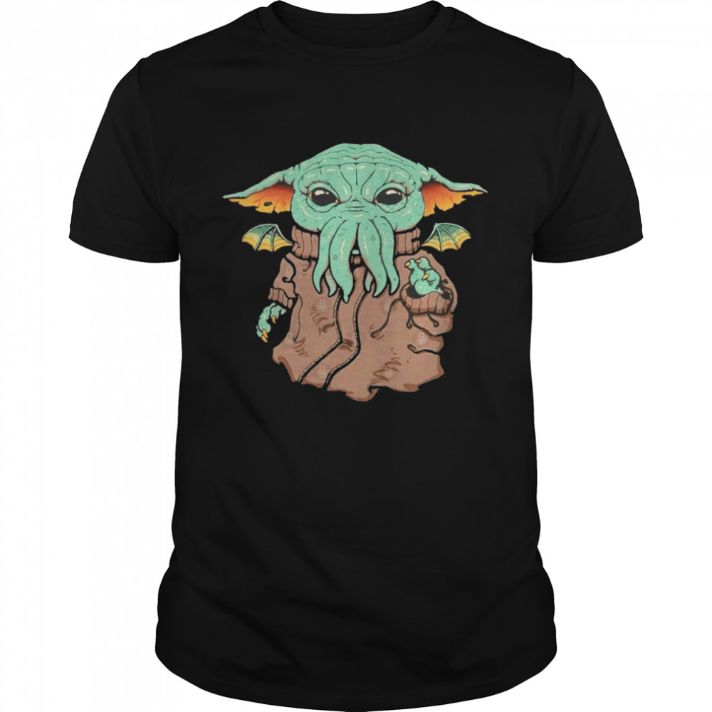 Baby Yoda X Cthulhu Star Wars shirt Classic Men's T-shirt