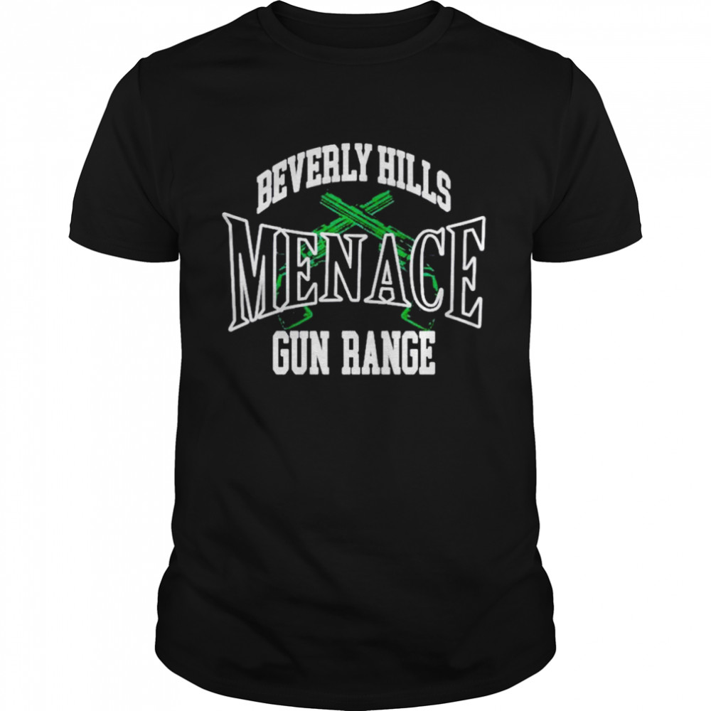 beverly Hills menace gun range shirt Classic Men's T-shirt