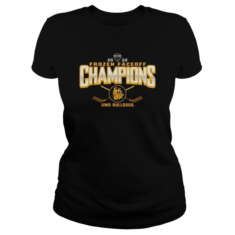 2022 Frozen Faceoff Champions Umd Bulldogs  Classic Women's T-shirt