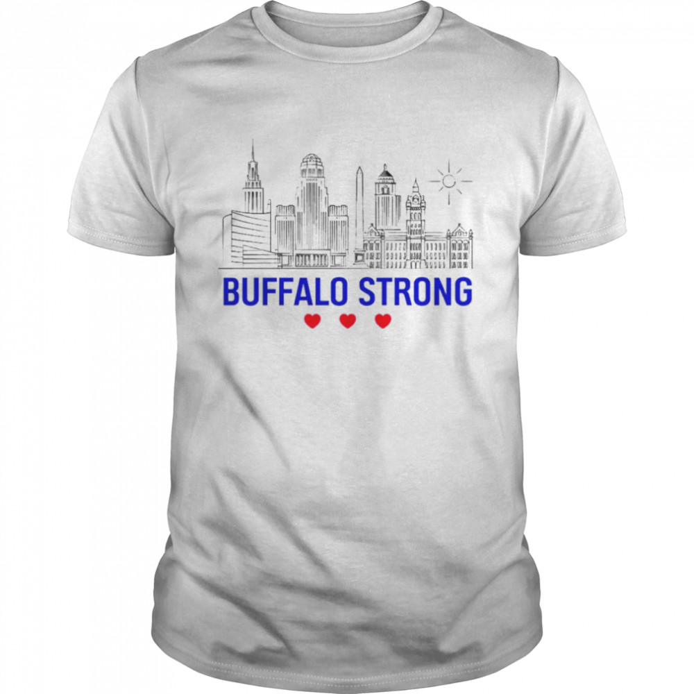 Buffalo Strong Pray For Buffalo Stop Hate Classic Men's T-shirt