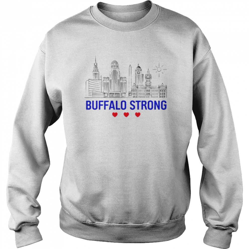 Buffalo Strong Pray For Buffalo Stop Hate Unisex Sweatshirt