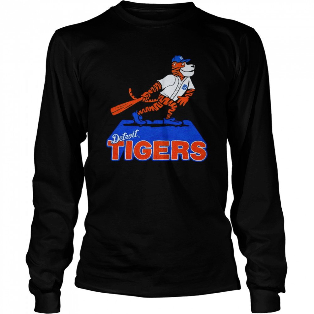 Detroit Tigers PAWS shirt Long Sleeved T-shirt