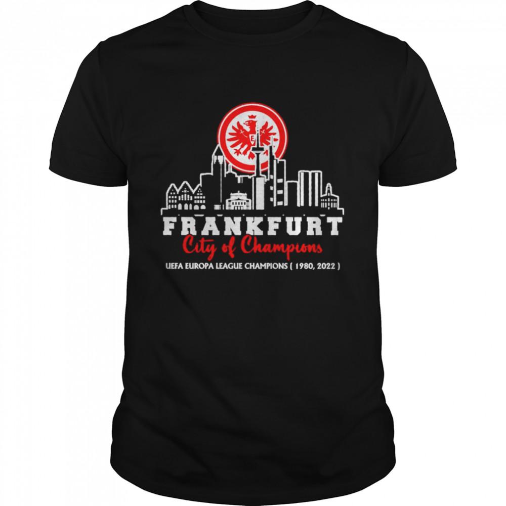 Eintracht Frankfurt City of Champion UEFA Europa League Champions shirt Classic Men's T-shirt