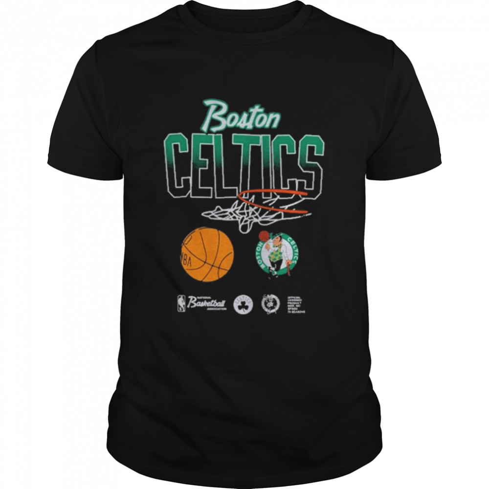 Fanatics Boston Celtics Nike Courtside Splatter T- Classic Men's T-shirt