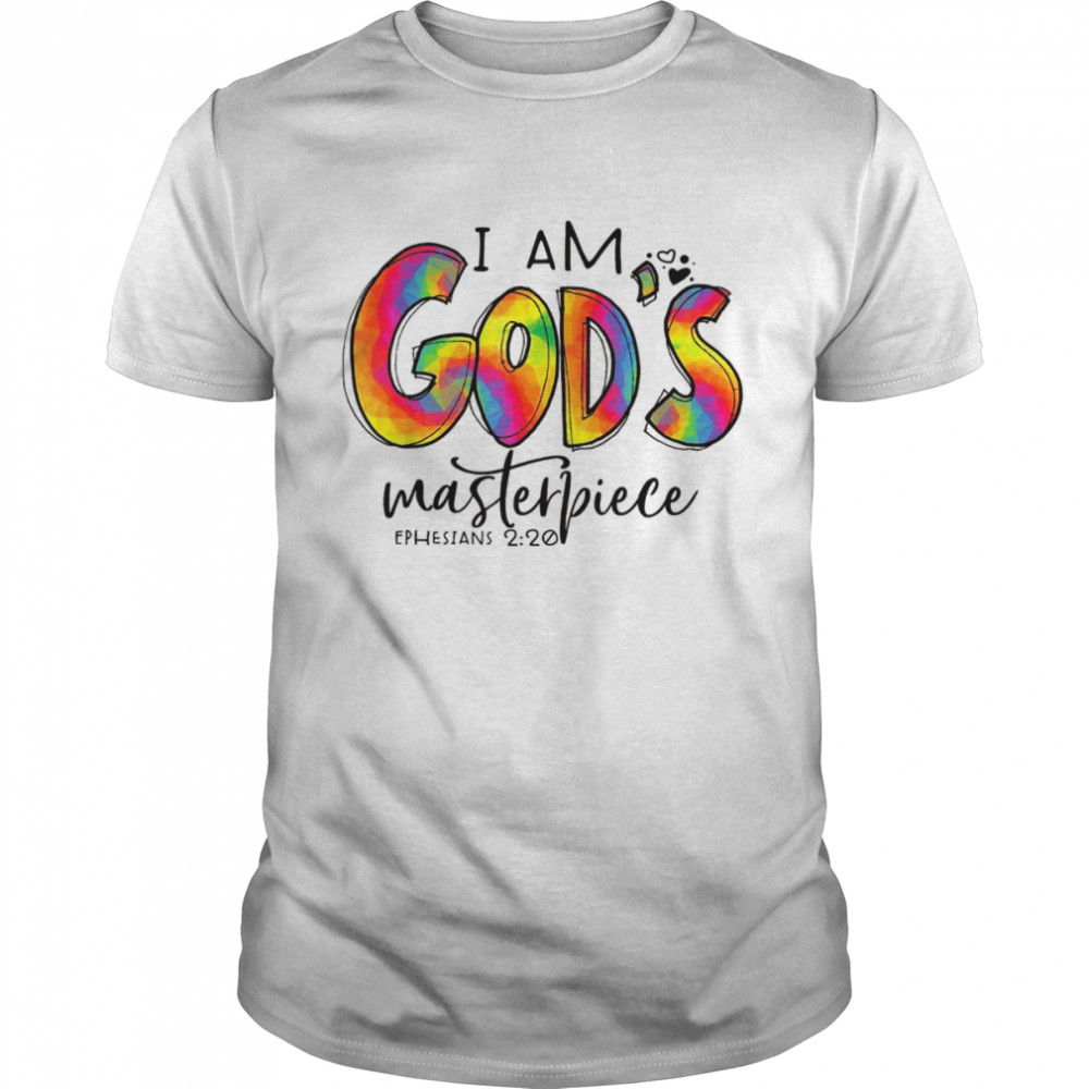 I’m God’s Masterpiece Ephesians 220 Bible Verse Christian Classic Men's T-shirt