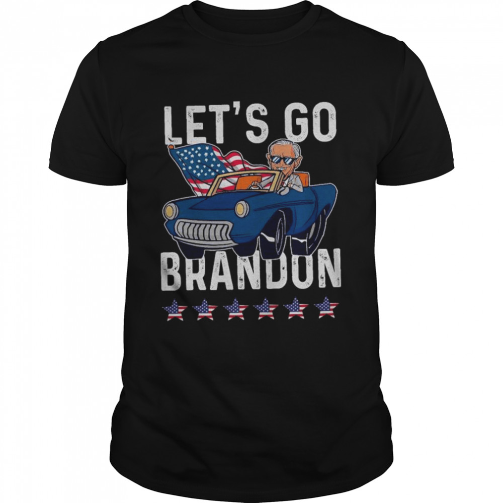 Let’s go brandon Joe Biden American flag shirt Classic Men's T-shirt