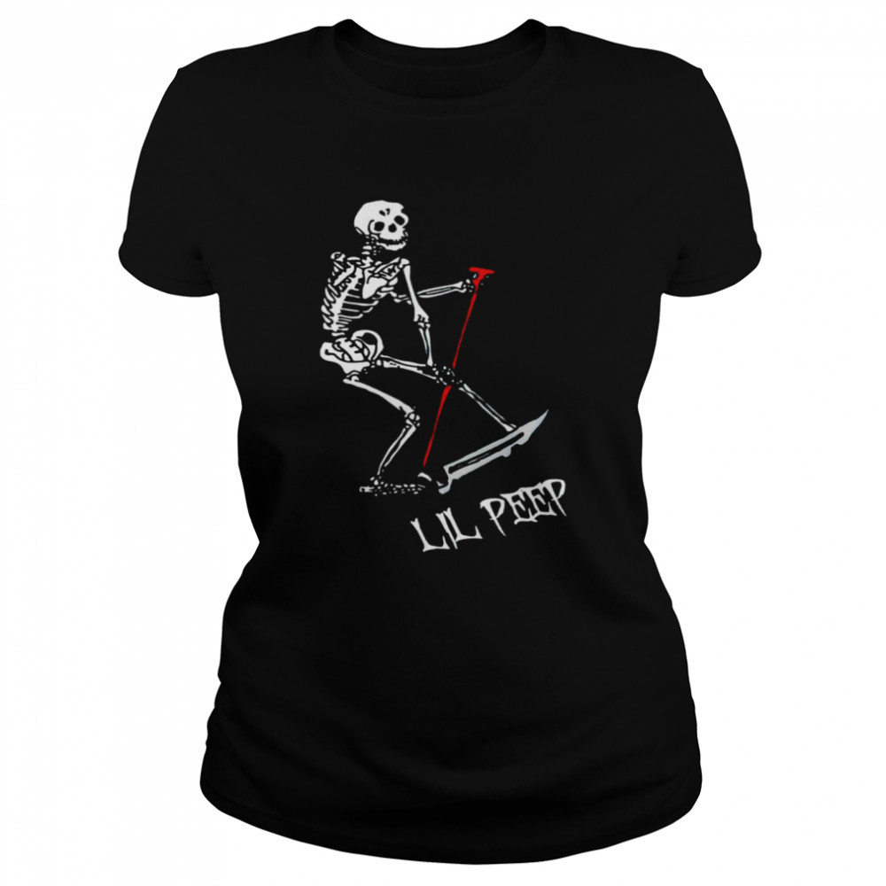 Lil Peep Og Skeleton 2022 T-shirt Classic Women's T-shirt