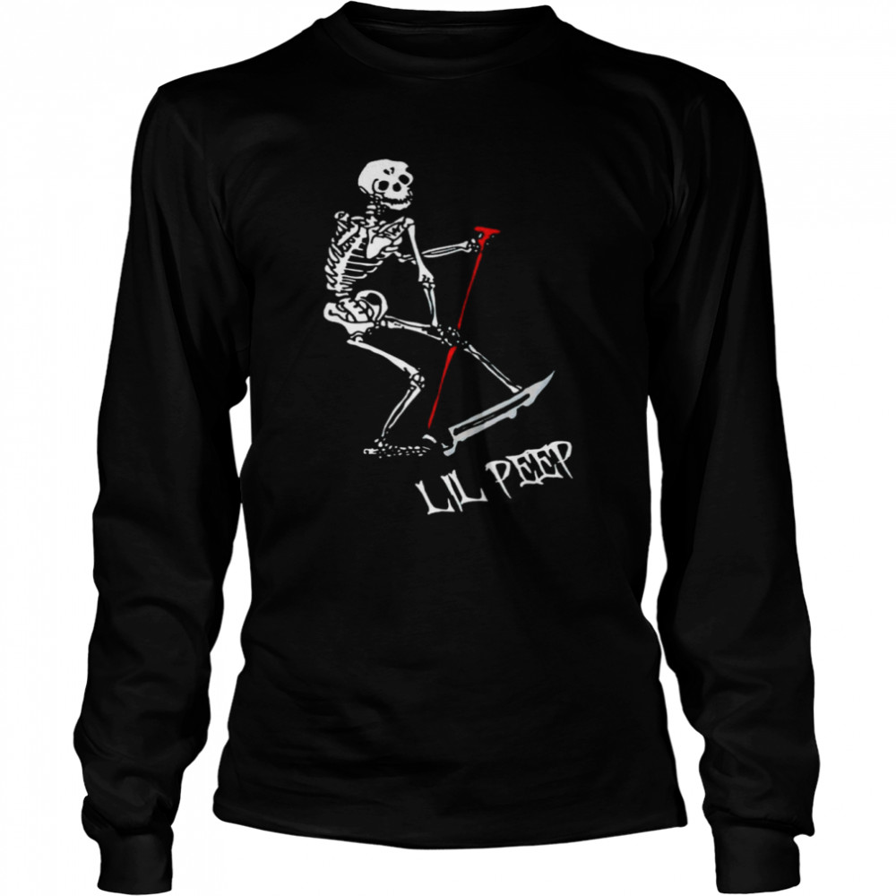 Lil Peep Og Skeleton 2022 T-shirt Long Sleeved T-shirt