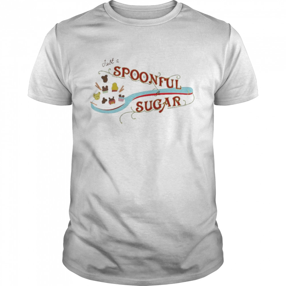 Mary poppins star dick van dyke wearing just a spoonful of sugar shirt