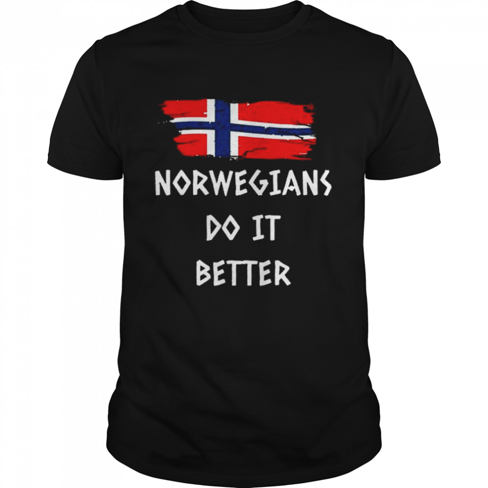 Norwegians do it better shirt Classic Men's T-shirt