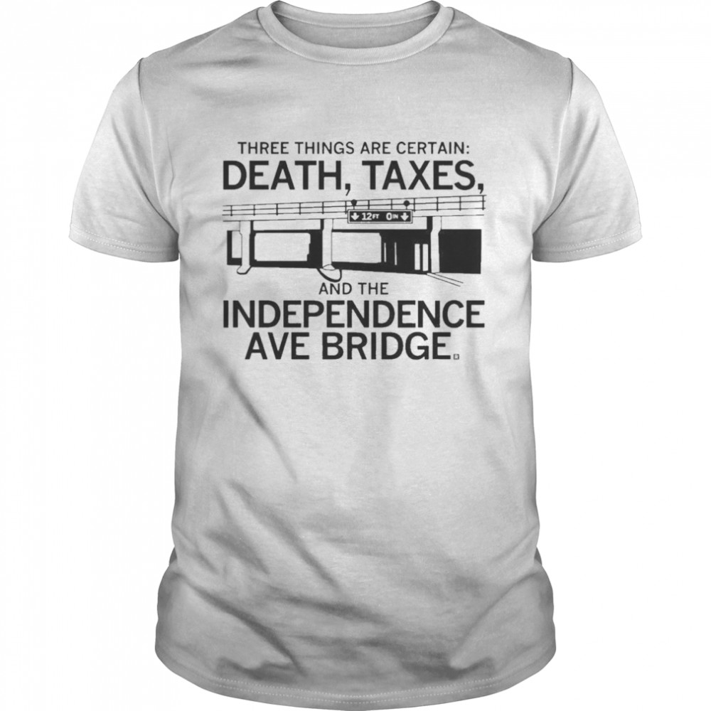 Raygunsite Independence Ave Bridge Death And Taxes  Classic Men's T-shirt