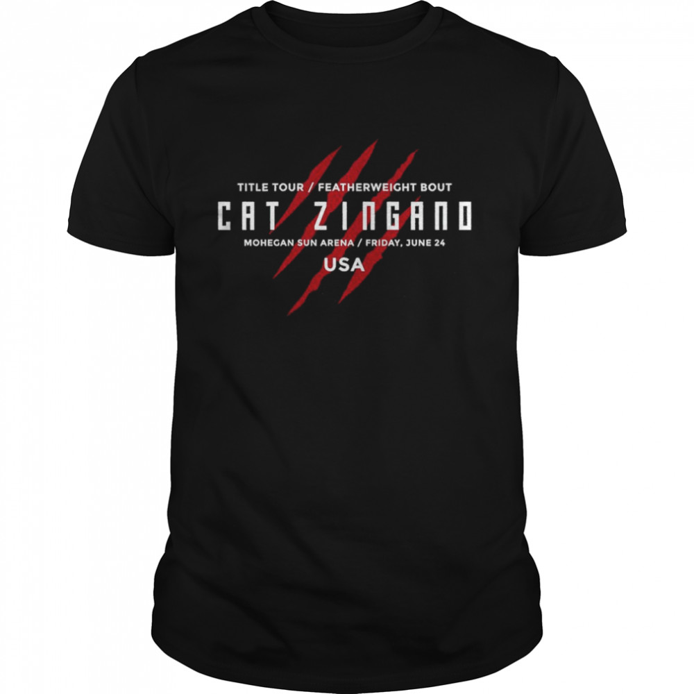 Title Tour Featherweight Bout Cat Zingano shirt Classic Men's T-shirt
