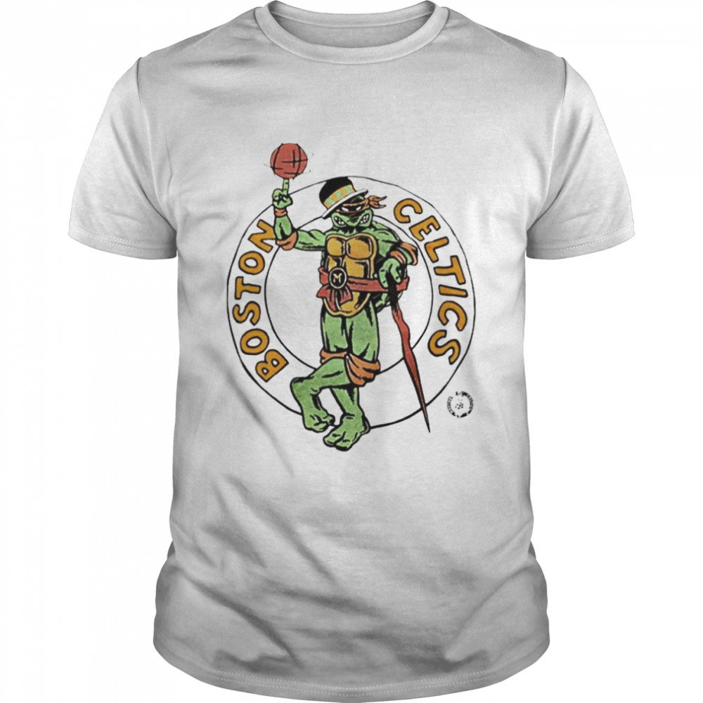 Boston Celtic Leonardo Ninja Turtle Shirt Pete Blackburn shirt
