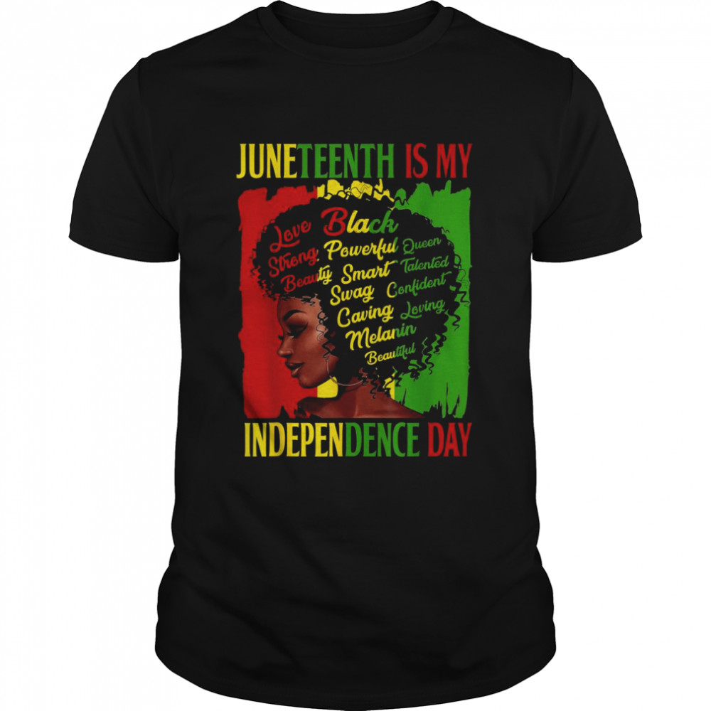 Juneteenth Is My Independence Day BlackShirt