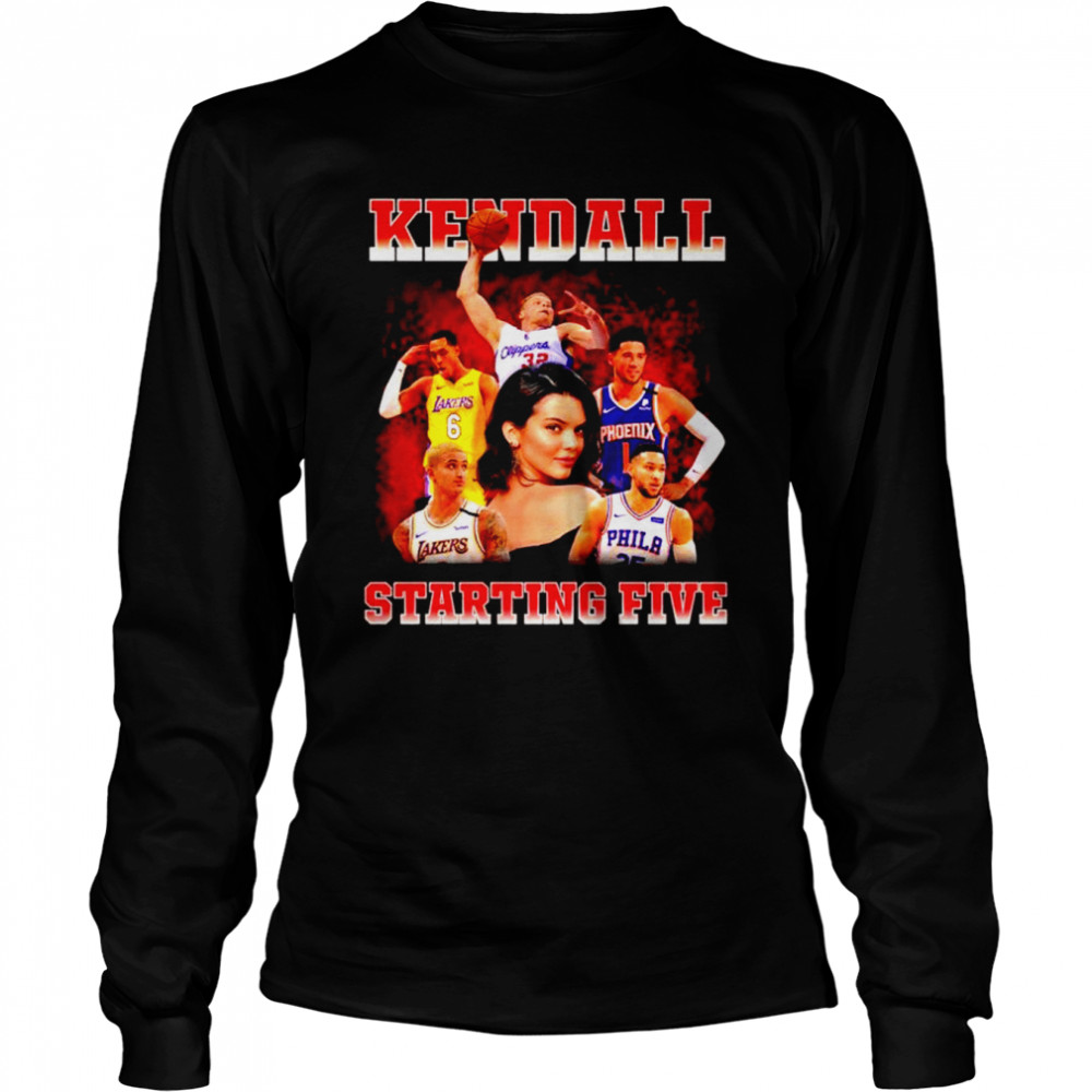 Kendall Starting Five Legend shirt Long Sleeved T-shirt