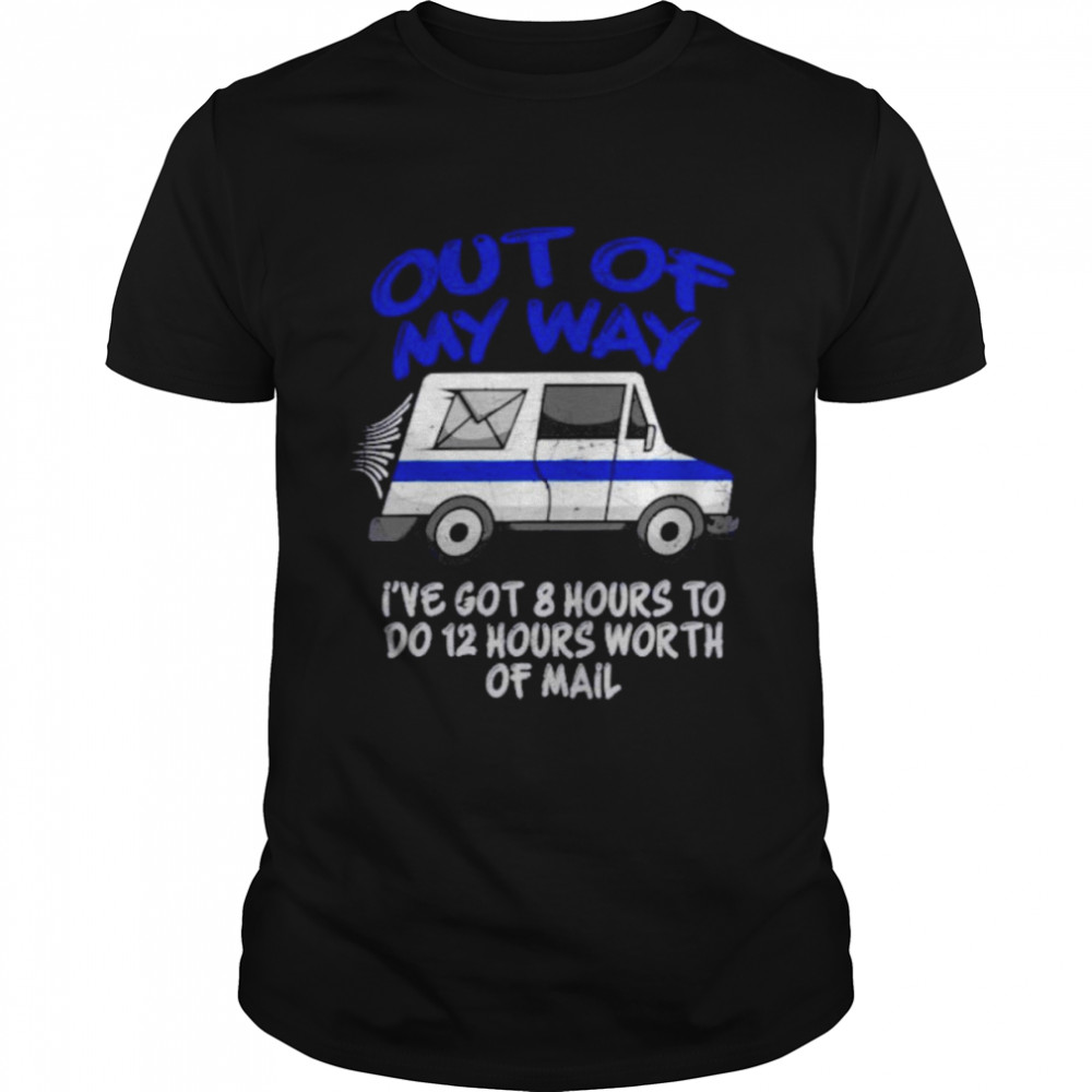 Postal Worker Joke For Delivery Driver Delivery Truck  Classic Men's T-shirt