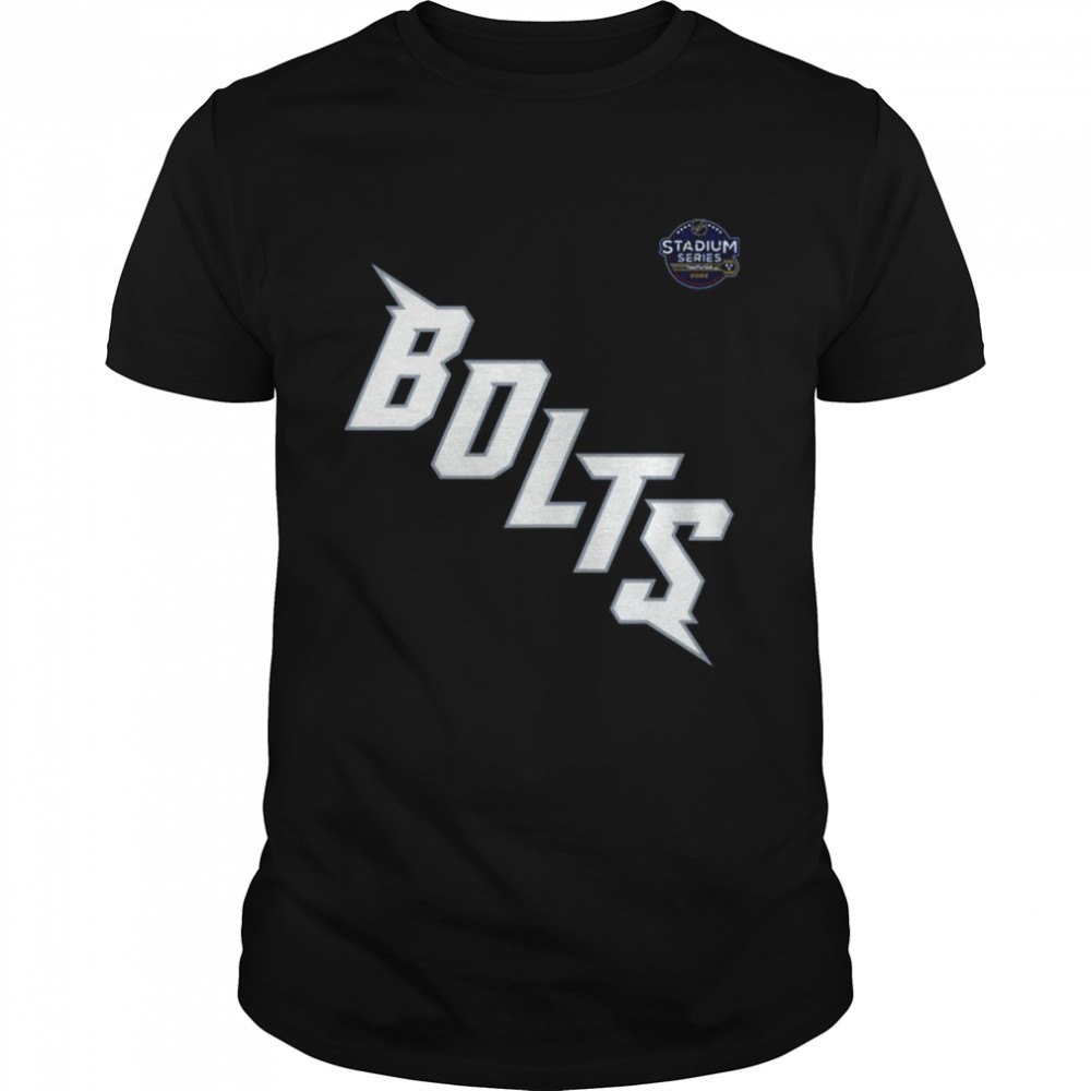Tampa Bay Lightning Branded 2022 NHL Stadium Series Primary Logo T-Shirt