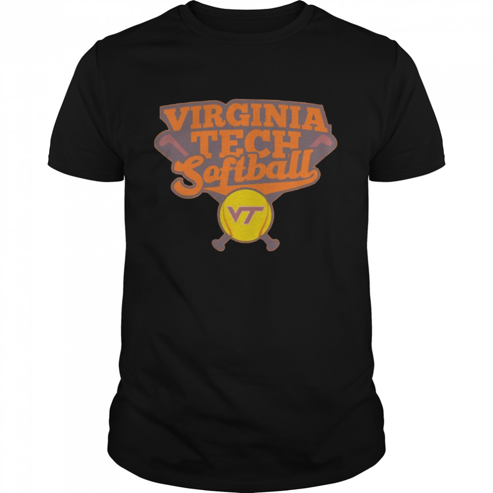 Virginia Tech Hokies Softball logo shirt
