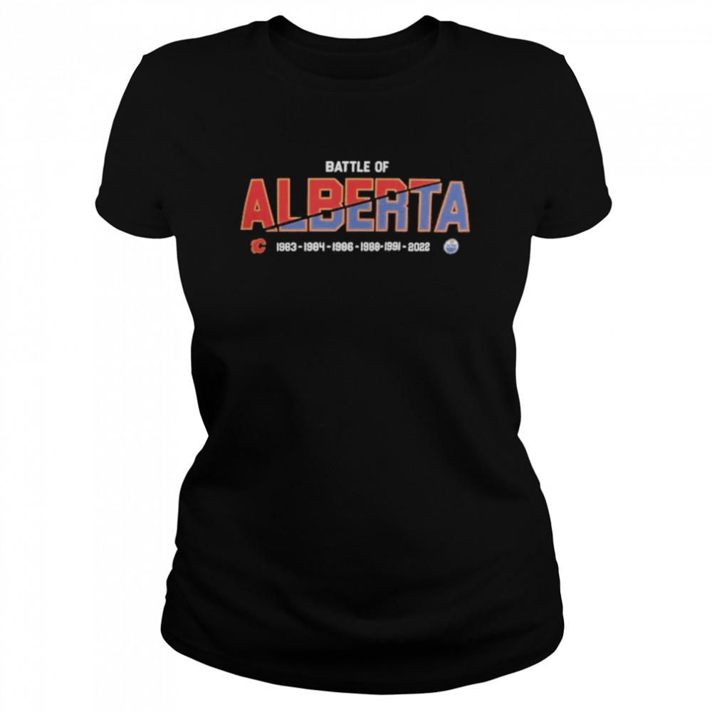 Battle Of Alberta NHL Stanley Cup Playoffs 2022  Classic Women's T-shirt