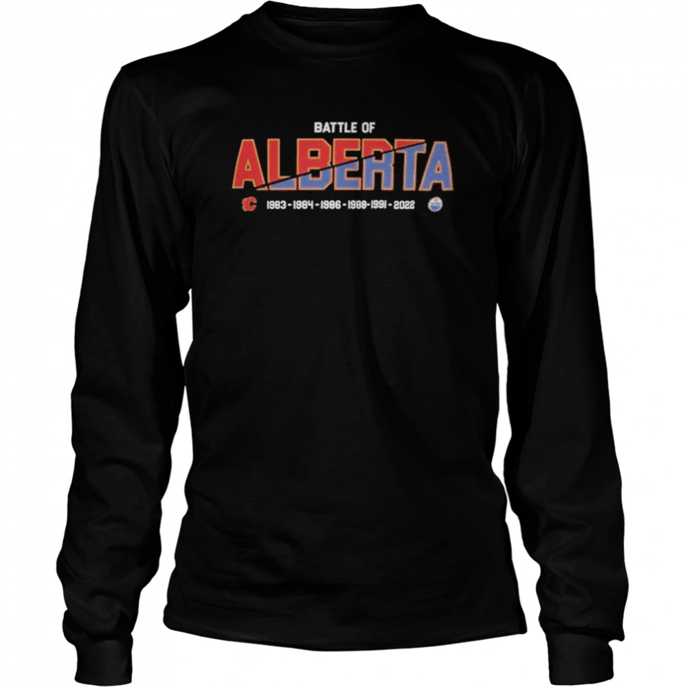 Battle Of Alberta NHL Stanley Cup Playoffs 2022  Long Sleeved T-shirt