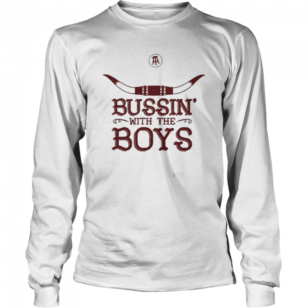 Bussin With The Boys Logo Pocket T- Long Sleeved T-shirt