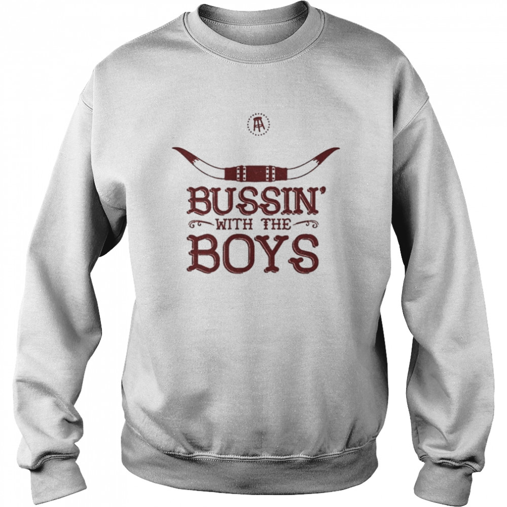 Bussin With The Boys Logo Pocket T- Unisex Sweatshirt