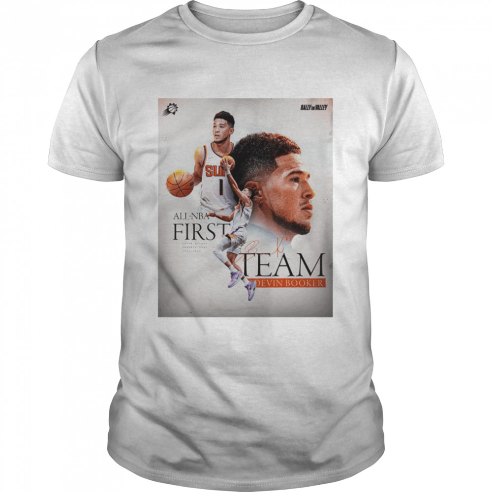 Devin Booker All NBA first team shirt