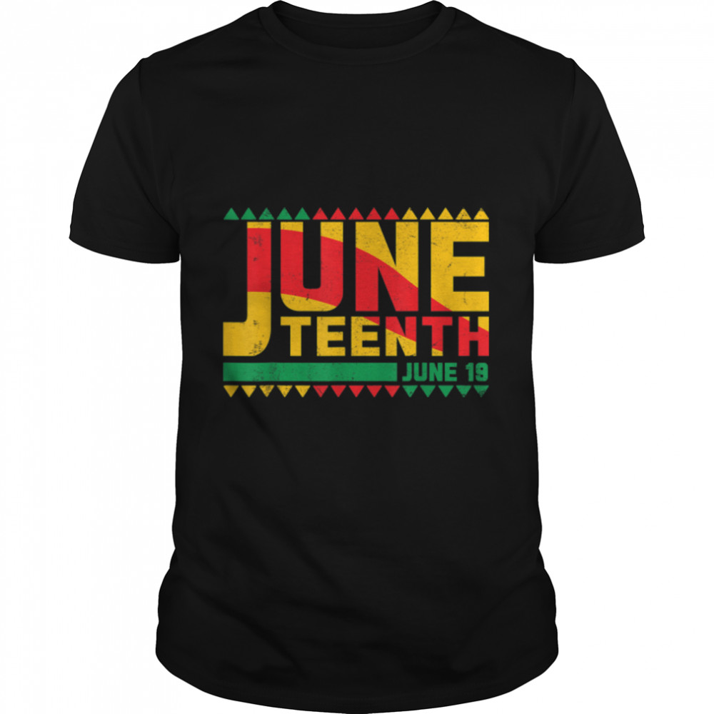 Juneteenth Black Africa America Freedom Day Emancipation Day T-Shirt B0B2D3MWF8