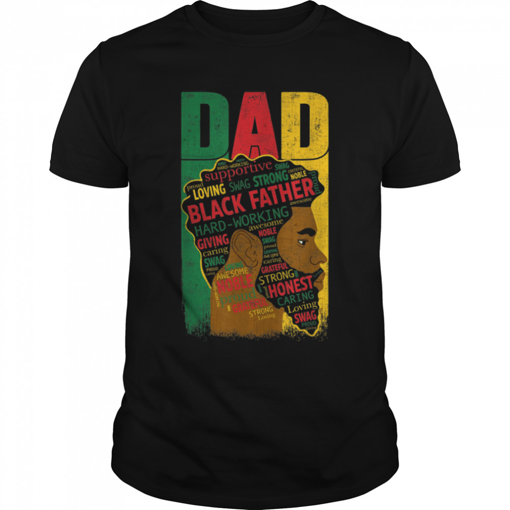 Juneteenth Black King Melanin Father's Day Men Son Dad Boys T- B0B2D5S3LF Classic Men's T-shirt
