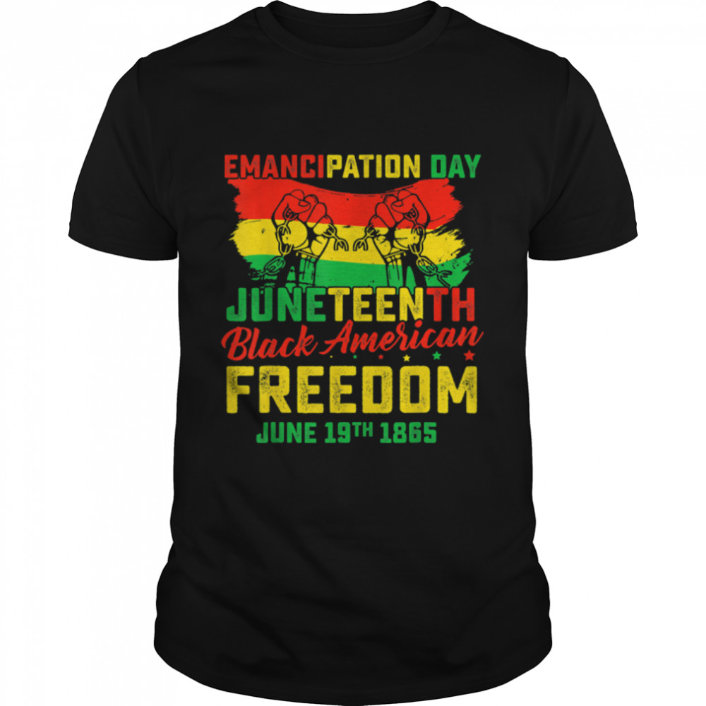 Juneteenth Celebrating Black Freedom 1865 African American T- B0B2DJL9W7 Classic Men's T-shirt