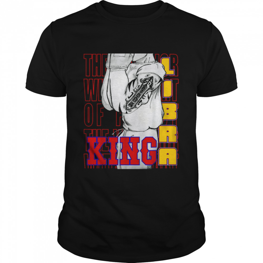 Mens Libra King King Libra Libra zodiac Kawaii Anime Style Shirt