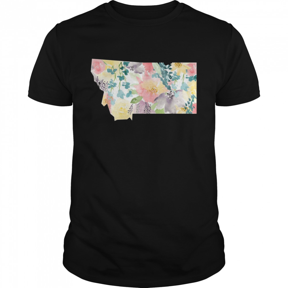 Montana Watercolor Soft Floral Shirt