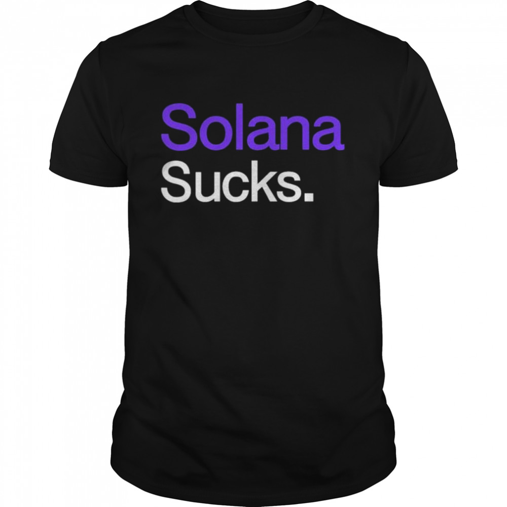 Solana sucks shirt Classic Men's T-shirt