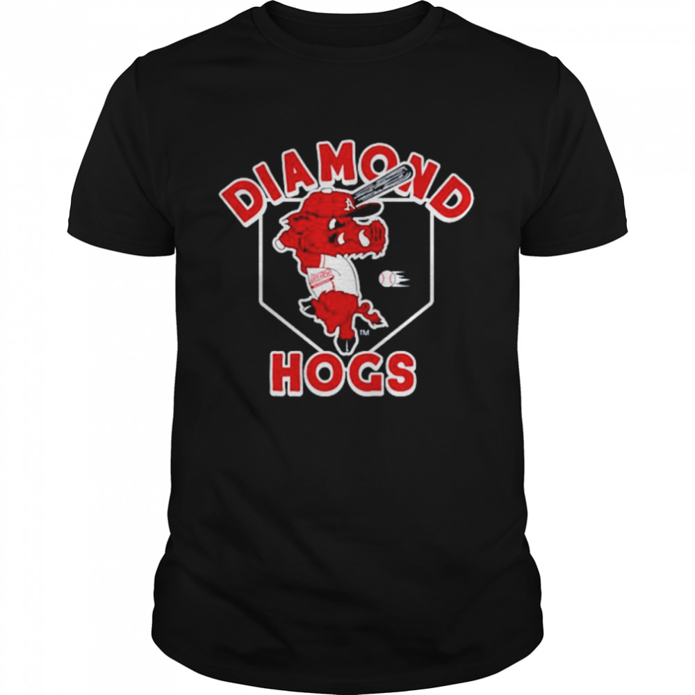 Arkansas Razorbacks diamond hogs shirt