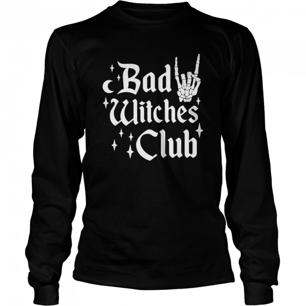 Bad Witches Club Witchy Halloween Costume Girls Wiccan Shirt - Trend T  Shirt Store Online