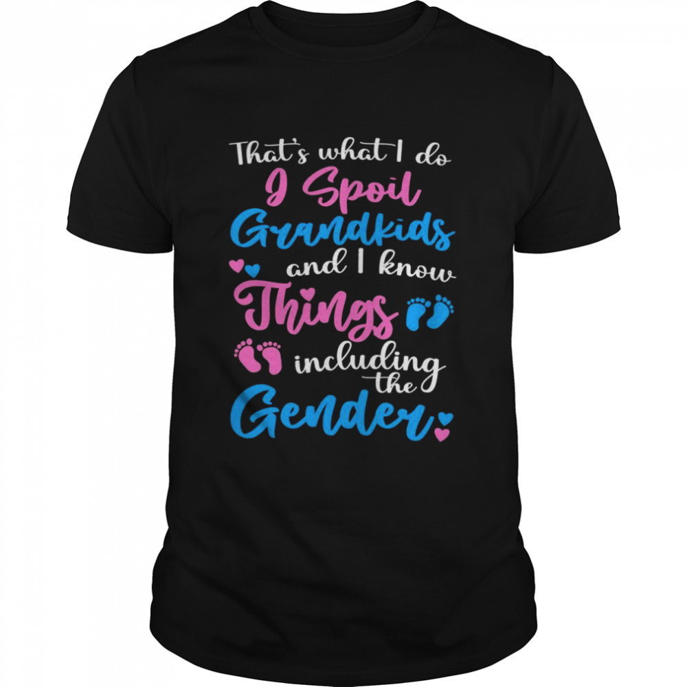 Grandma Know Things Shower Keeper of the Gender Reveal Shirt - Trend T Shirt Store Online