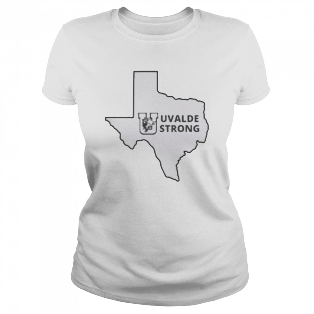Pray for uvalde Texas end gun violence shirt Classic Women's T-shirt