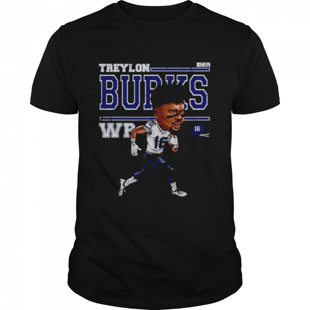 Treylon Burks Tennessee Cartoon Football Shirt