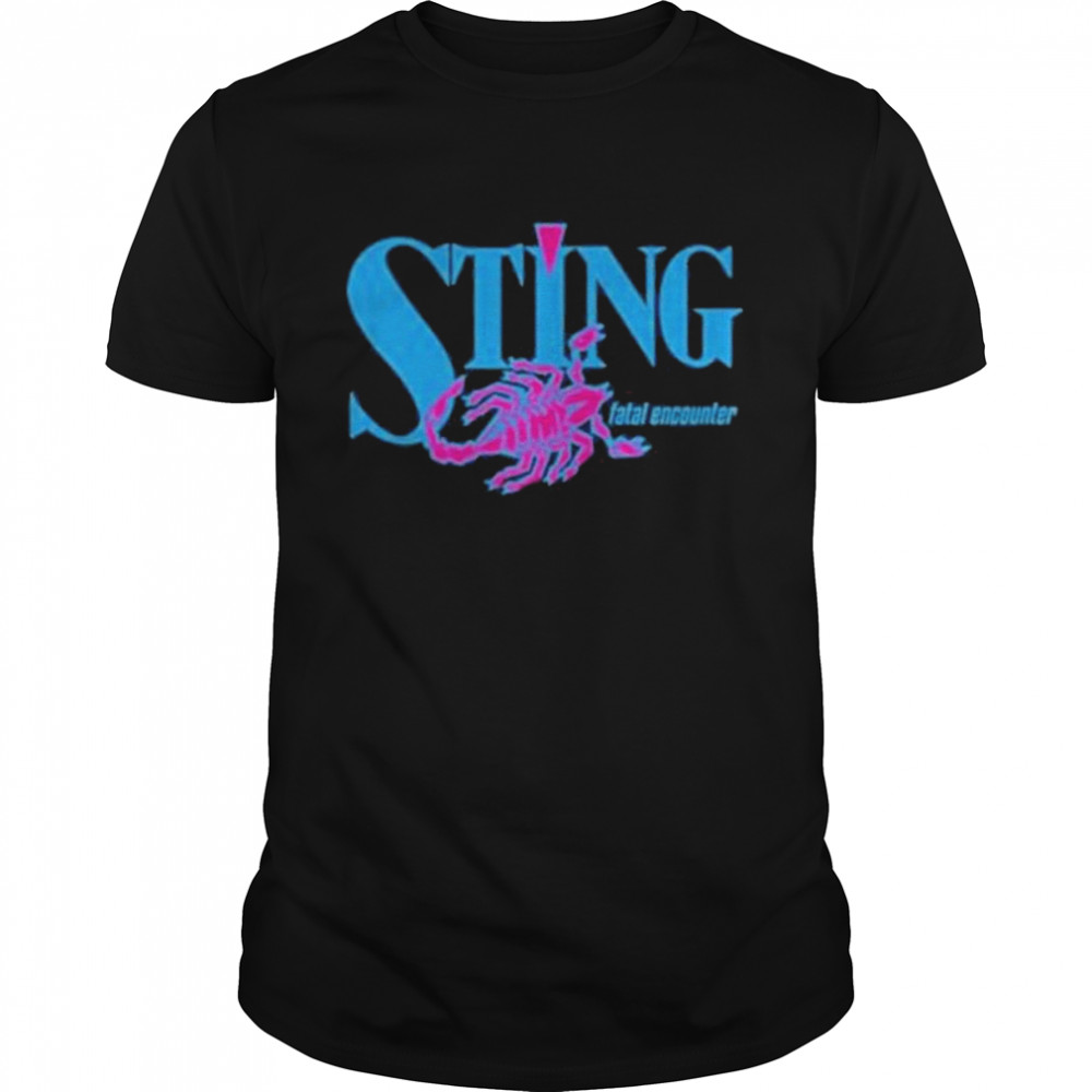 Worldwide Sting Fatal Encounter Wrassleshop Merch T- Classic Men's T-shirt