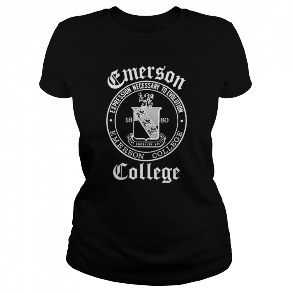 Emerson College Expression Necessary To Evolution  Classic Women's T-shirt