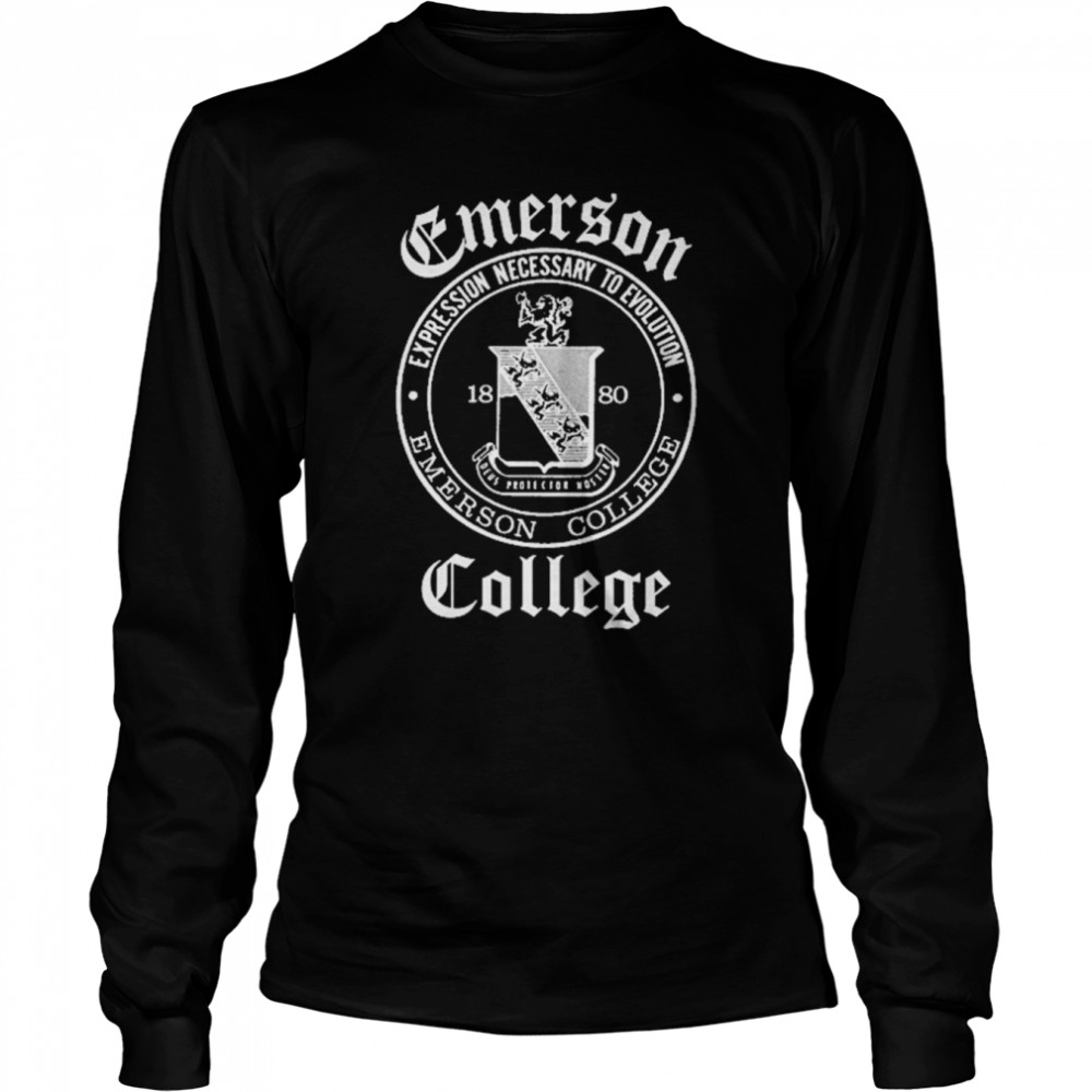 Emerson College Expression Necessary To Evolution  Long Sleeved T-shirt