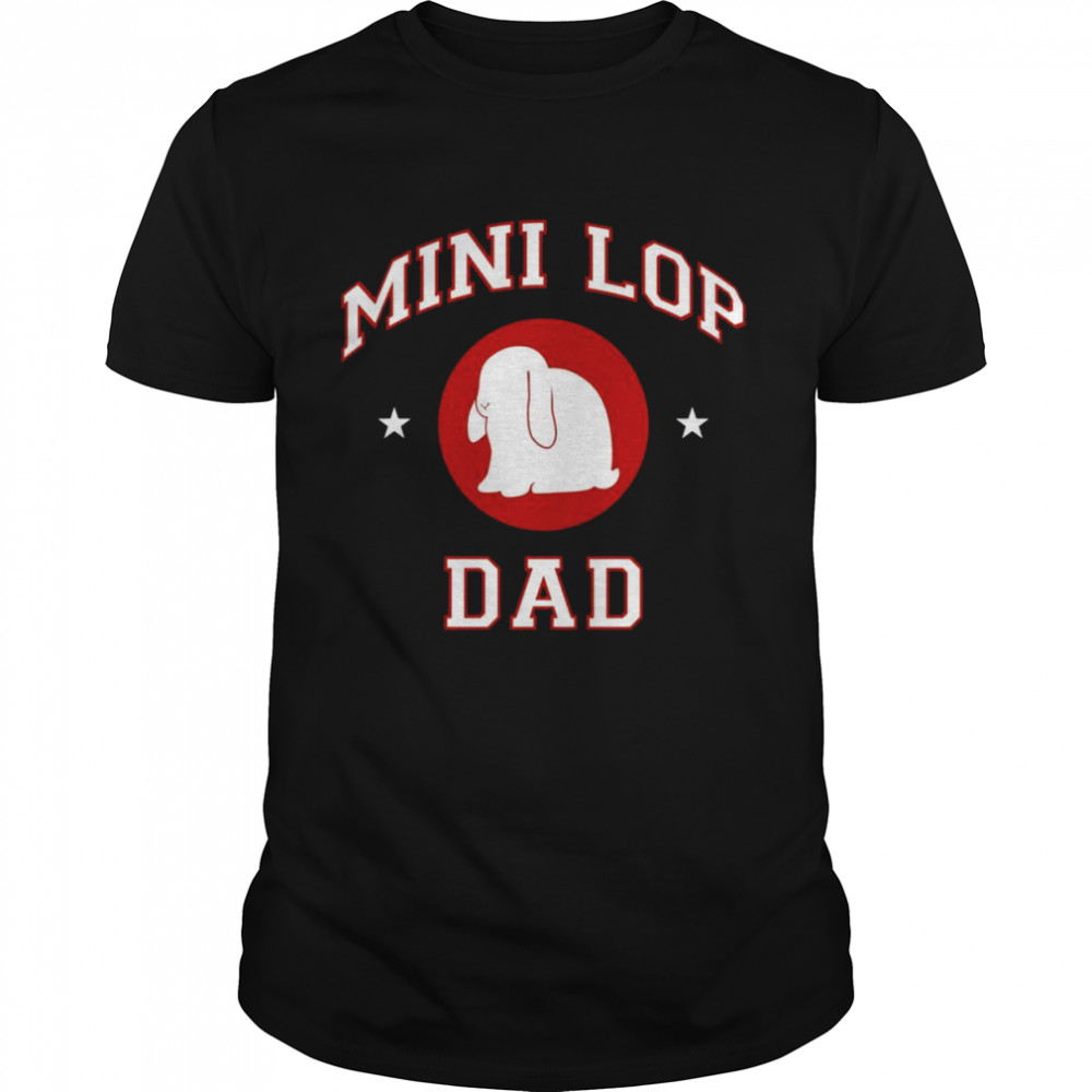 Mini Lop Rabbit Dad  Classic Men's T-shirt