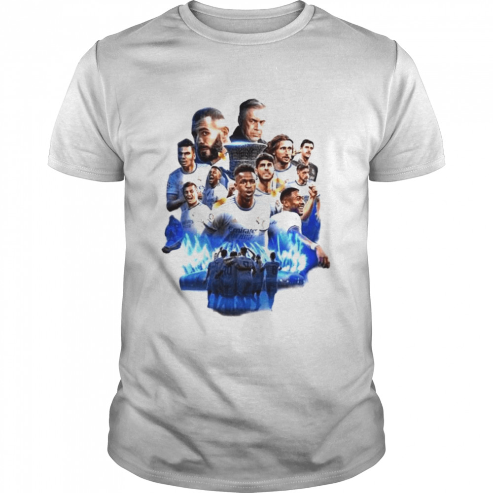 Real Madrid Team Champions League 2022 Celebration shirt Classic Men's T-shirt