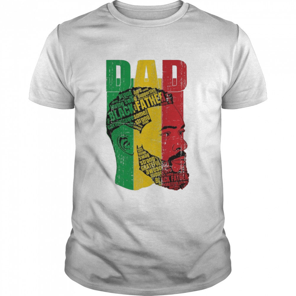 Strong Black Dad King African American  Classic Men's T-shirt