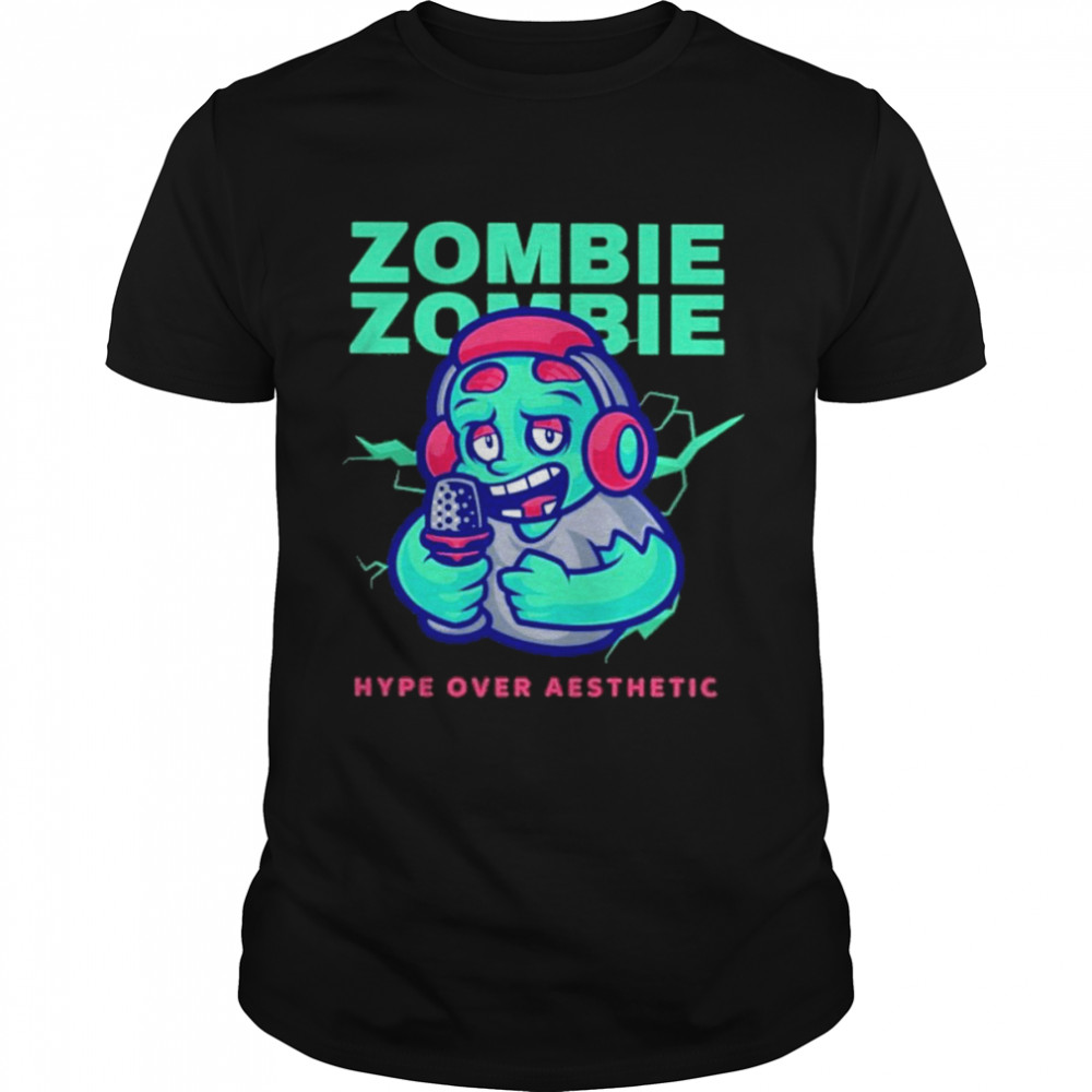Zombie Zombie Hype Over Aesthetic  Classic Men's T-shirt