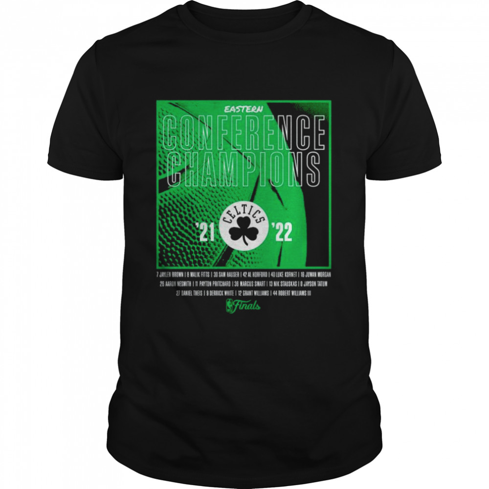 Boston Celtics 2022 Eastern Conference Champions Balanced Attack Roster shirt