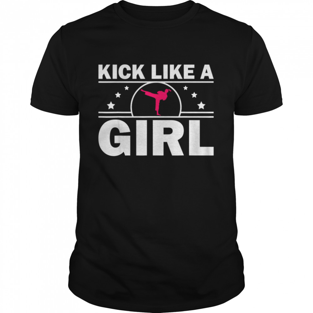 Cute Karate Design For Girls Martial Arts Kung Fu Shirt